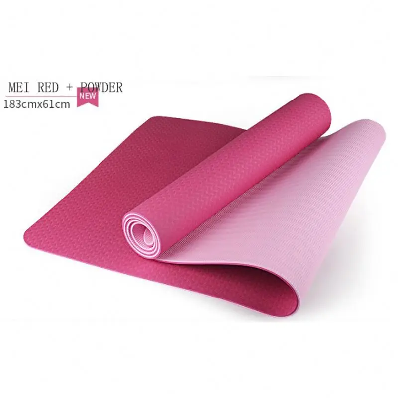 

Wholesale Custom Fitness Gym Exercise Cheap Non-slip Eco Friendly 6mm 8mm 10mm 15mm Tpe Yoga Mat
