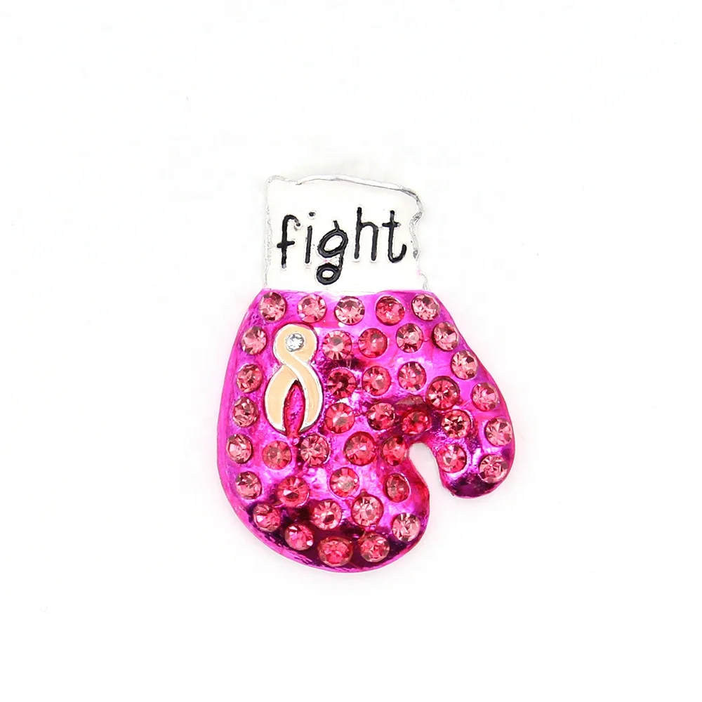 Pink Ribbon Fighting Boxing Gl
