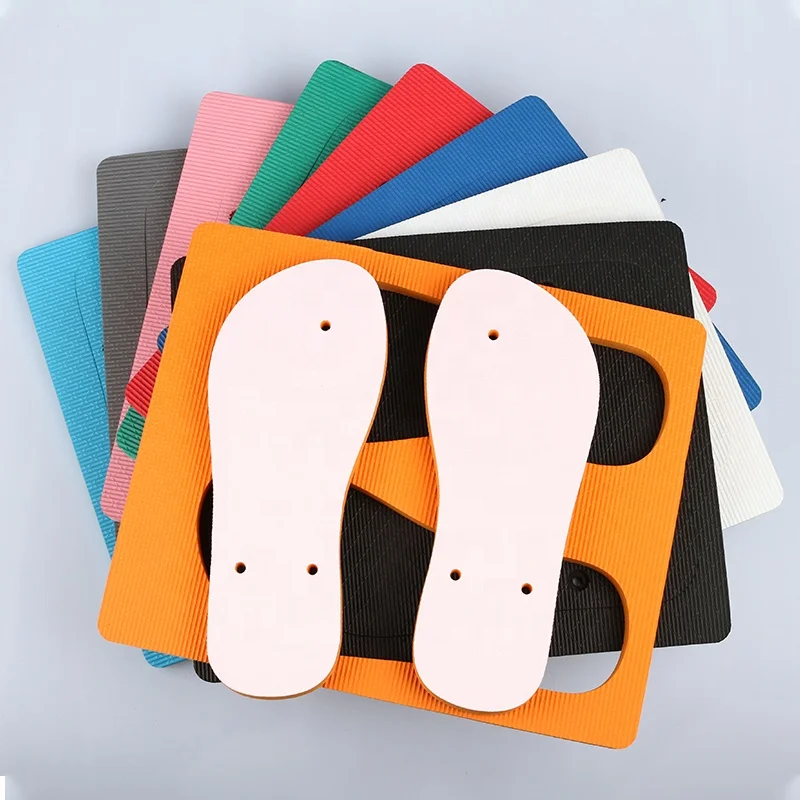 

OEM Personalized Logo Printable Blank Sublimation Beach Sandals Flip Flops