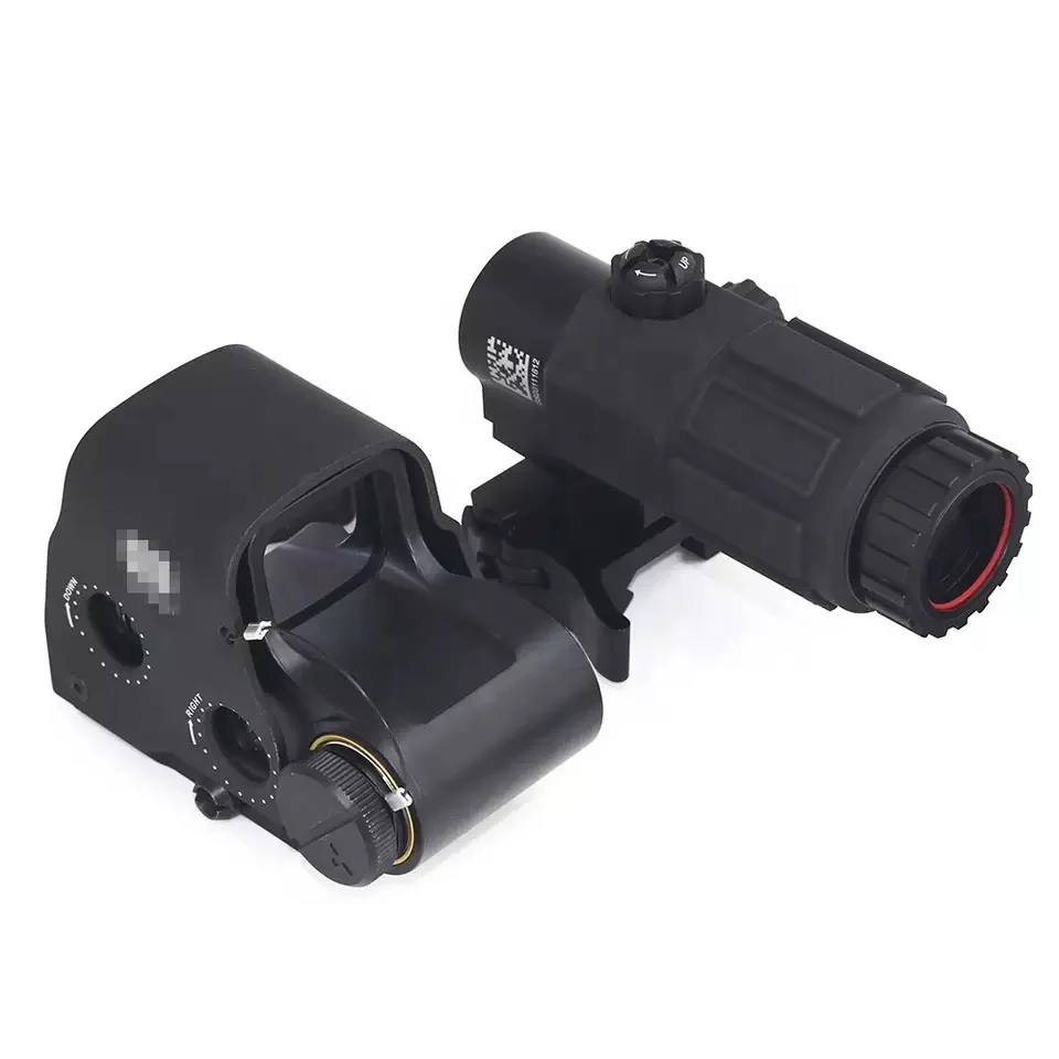 

Hot sale 558 red dot sight + G33 multiplier set quick release clip water bomb modified accessories holographic sight, Matte black