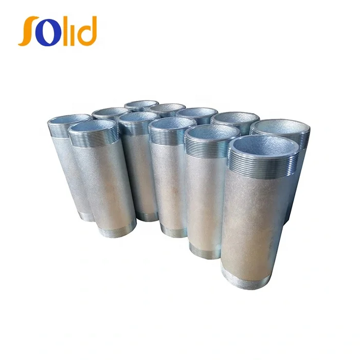 Black/Galvanized Carbon Steel Pipe/Barrel/King/Close/Hose Nipple