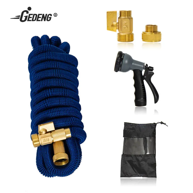 

Good Quality Newest Double-Color 50FT Garden Hose Flower Water Nozzle On Sale