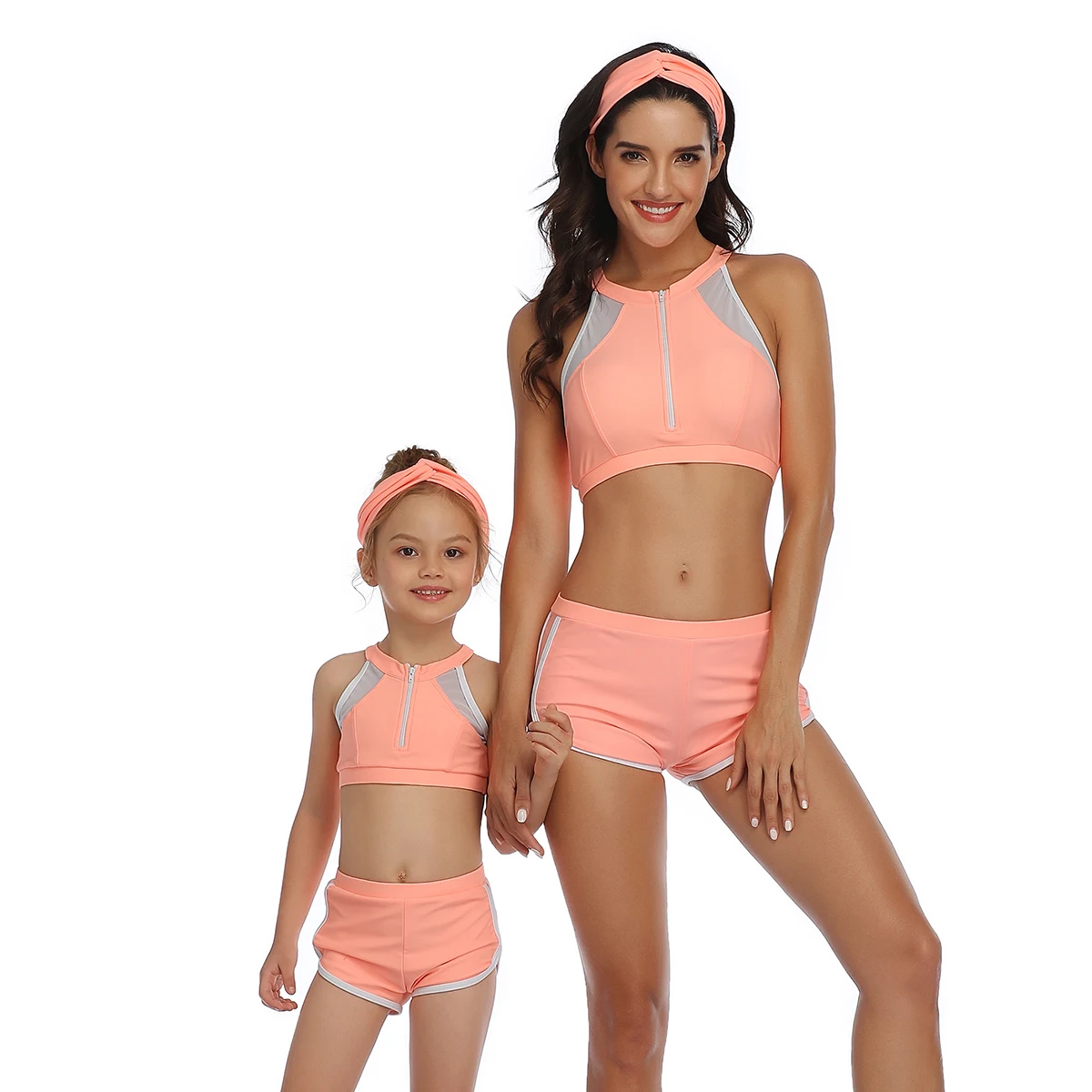 

Private Label Custom Girls Two Pieces Bikini Swim Wear Summer Kids Baby Girl Swimwear, Picture show