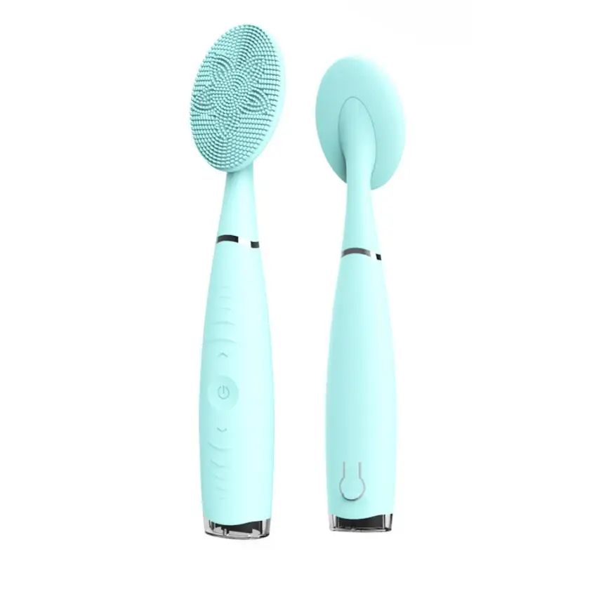 

Usb 3 Modes Waterproof Face Brush Cleansing silicone face cleansing brush silicone sonic face brush