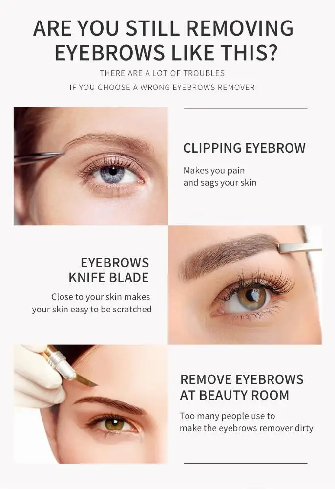 
Razor Epilator Hair Remover Electric Machine Shaver Eyebrow Trimmer 