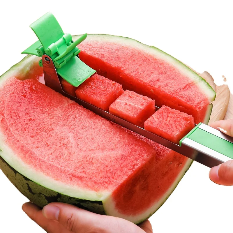 

Watermelon Slicer Cutter Knife Watermelon Cutter Stainless Steel Knife Corer Fruit Tool