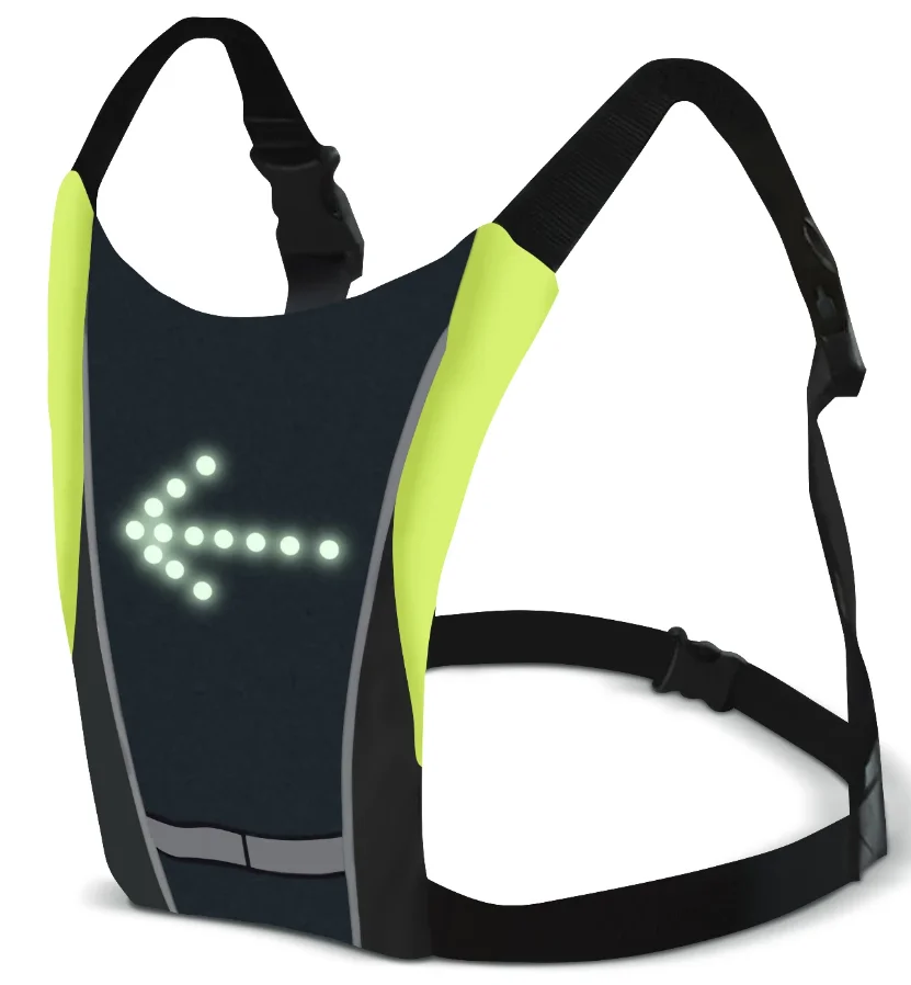 

2019 New Designs Safety Cycling Warning led signal vest Supplier