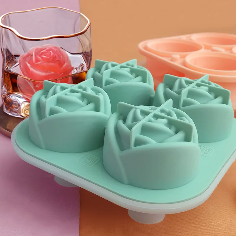 

Wholesale Reusable Free Silicone Ice Cube Molds custom shape ice tray cube quick Release For 3d soap molds silicone, Custom color
