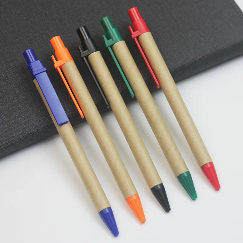 

JPS OEM Kugelschreiber Mit Papier Promotional Recycled Eco-friendly Ballpoint Pen