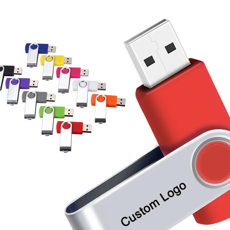 

Personalized Gifts With Logo 2.0 3.0 4GB 8GB 64GB 128GB 1TB Swivel USB Flashdrive Flashdisk, Multiply