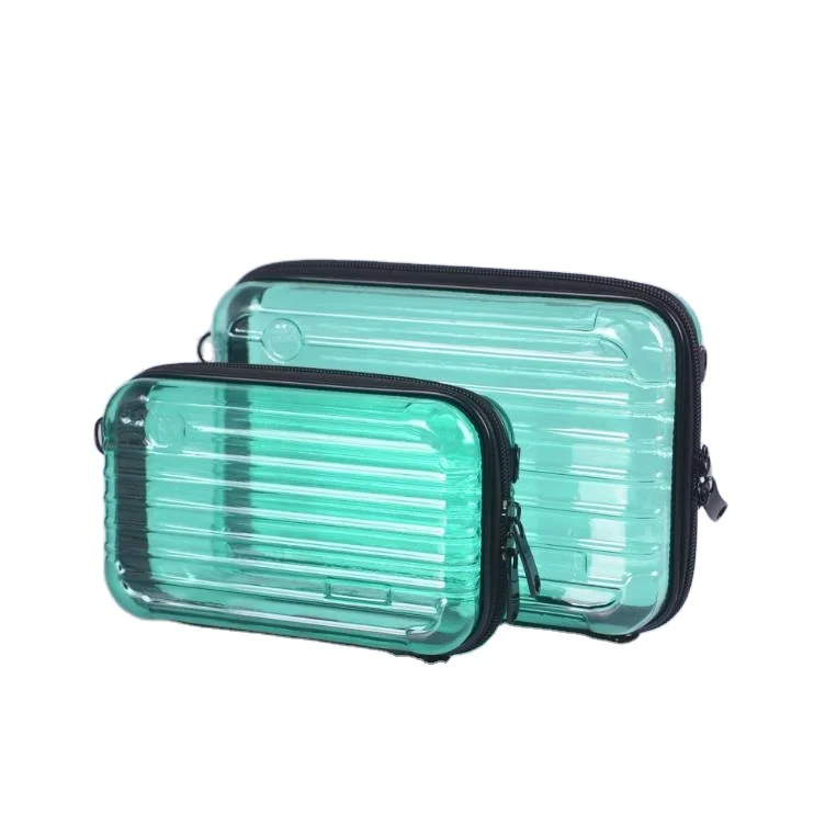 

Abs+ Pc Hard Shell Travel Bag Promotional Mini Makeup Cosmetic Case, Customized