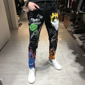 mens colorful jeans