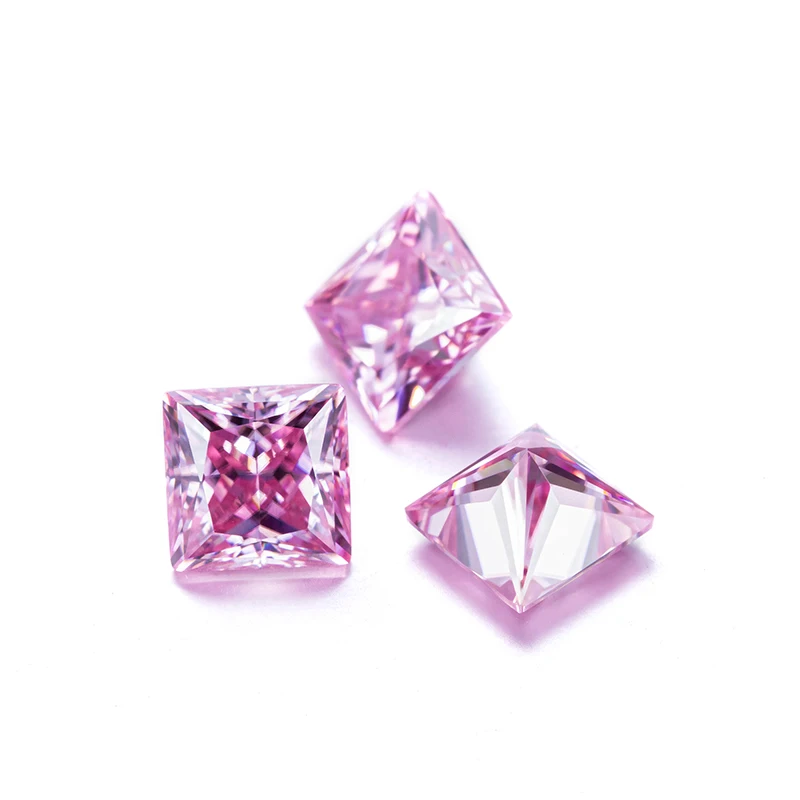 

Wholesale pink loose diamond stone pink moissanite one carat price Pink color Moissanite price