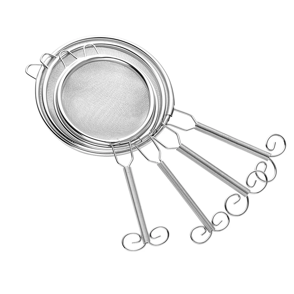 Image of Micromesh SifterTea Strainer Mesh Matcha SifterStainless Steel Fine Mesh Strainer Flour Sifter