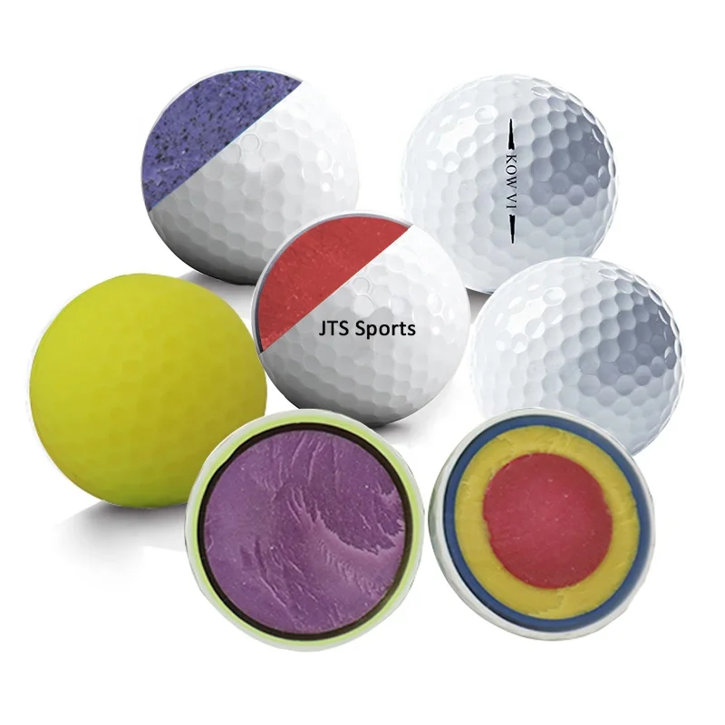 

2 3 4 5 piece USGA conforming Custom Tournament Distant Soft Urethane Golf Ball, White