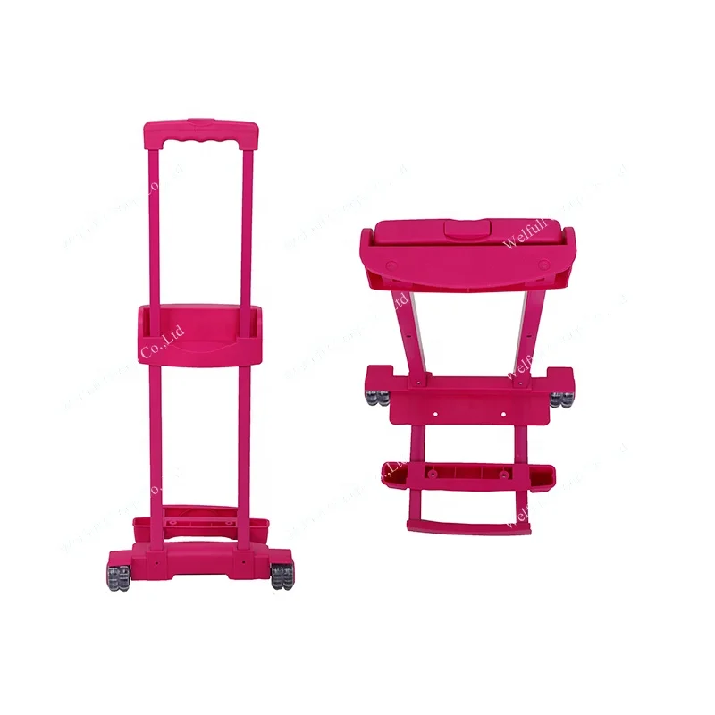 

Top supplier Telescopic Trolley Handle For Luggage or School Bag, Black or customized