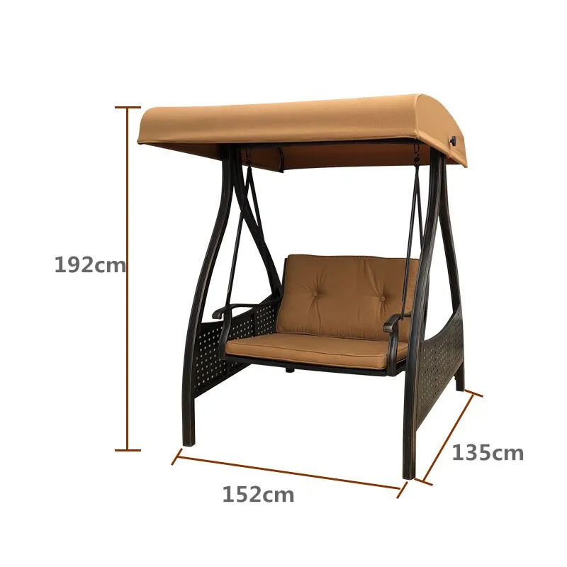 High Quality Patio Swings Garden Swing Set Beach Solar Energy Metal