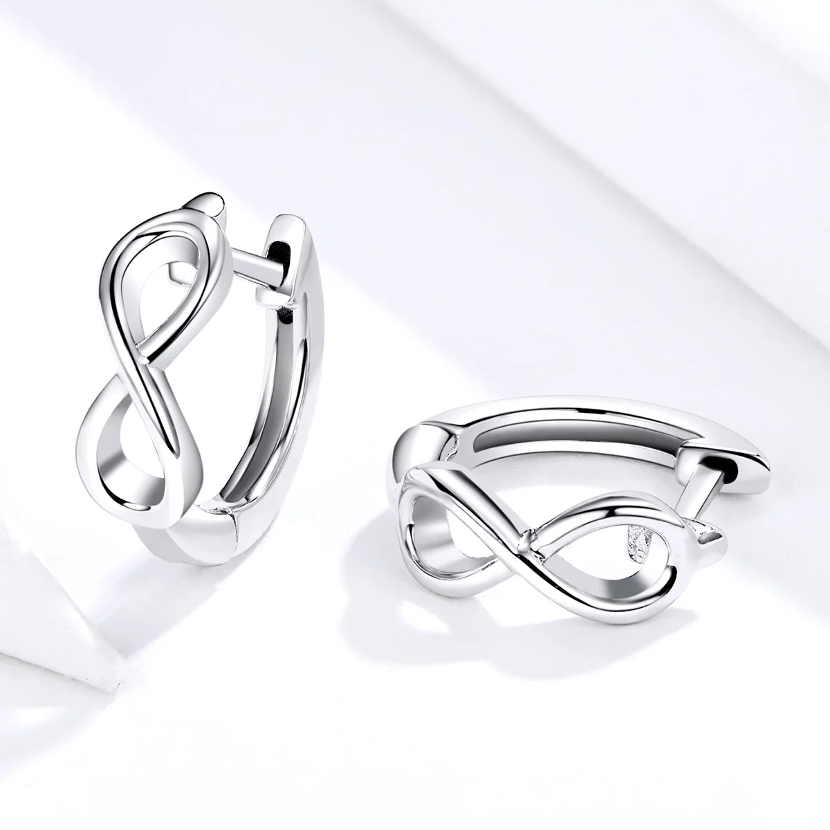 

Exquisite High Quality 925 Silver Infinite Love Hoop Fashion Stud Earrings Trend 2020 Wholesale