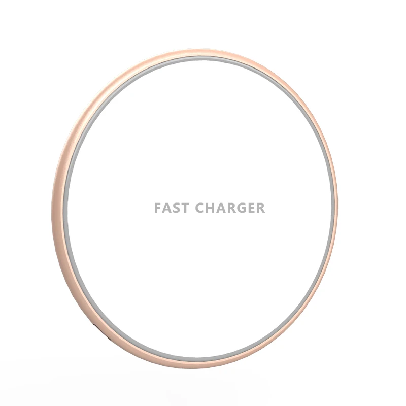 

Custom Logo Portable QI Compatible Wireless Charger Fast Charging Pad