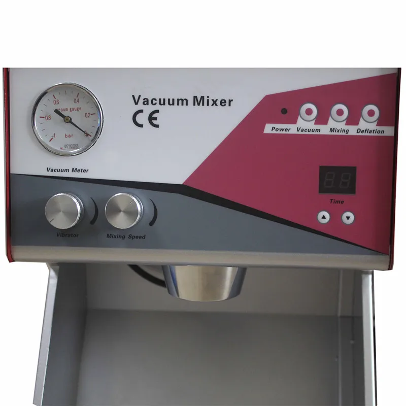 Compact Vacuum Mixer with Vibration Stage & Two Containers (150 & 500ml) -  MSK-SFM-7