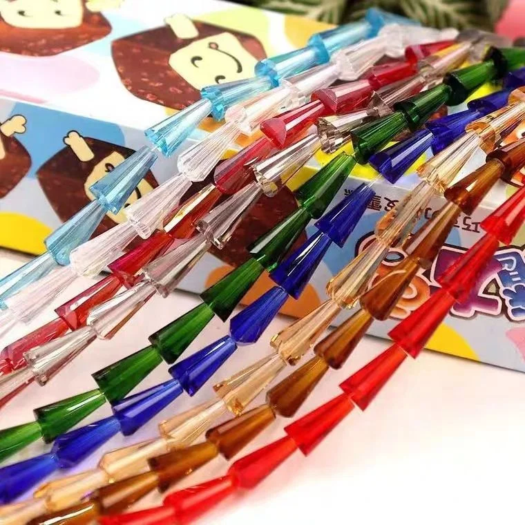 

Wholesale crystal beads crystals healing beads crystal quartz bead Chinese pagoda shape a variety of colors to choose from, Color card