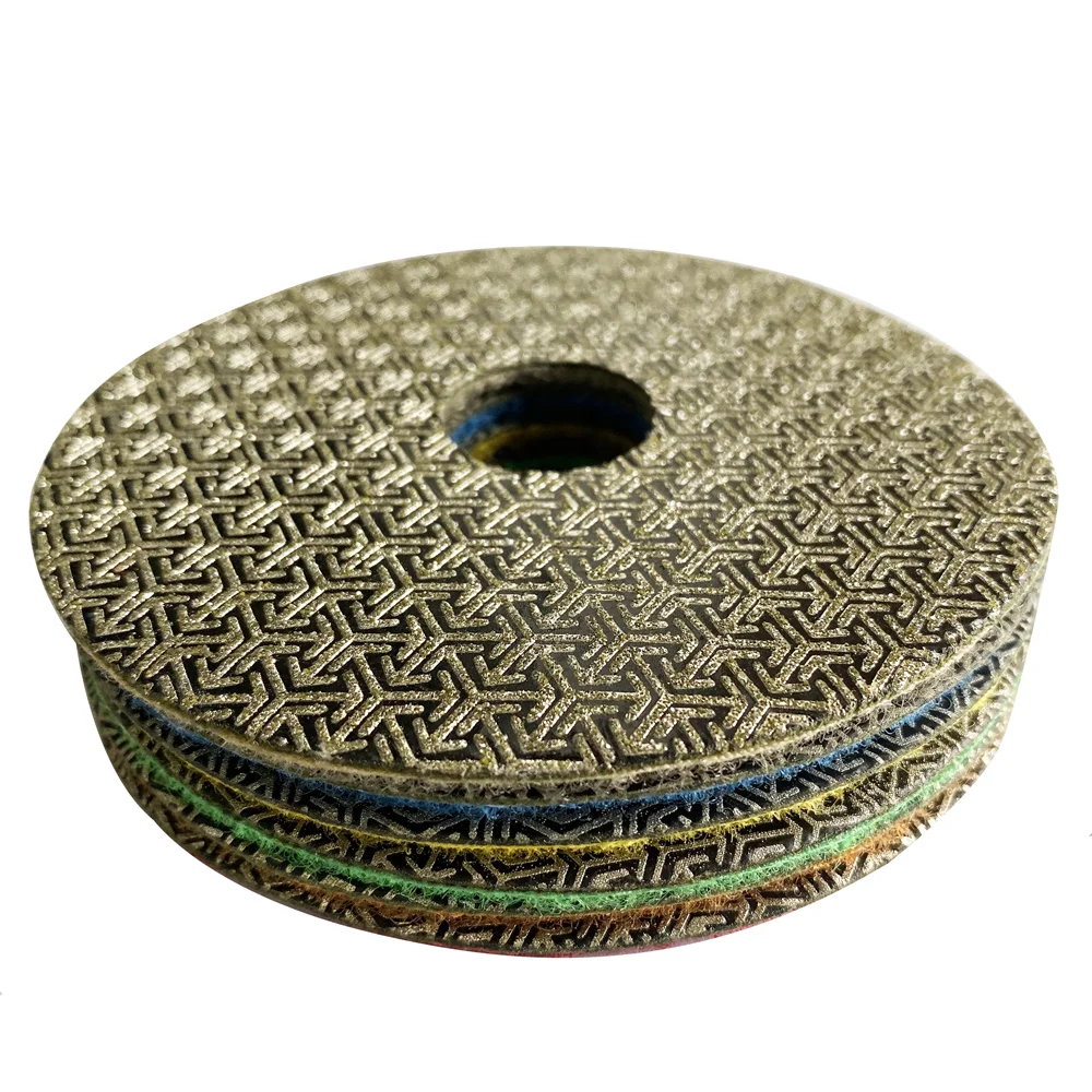 

Flexible Diamond Wet Electroplated Polishing Pads For Marble Ceramic Porcelain Concrete Metal Polishing