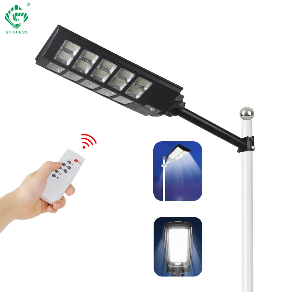 

300W 400W 500W Remote Lampara LED Solar Outdoor Light Lampione Solare Solar Led Street Light