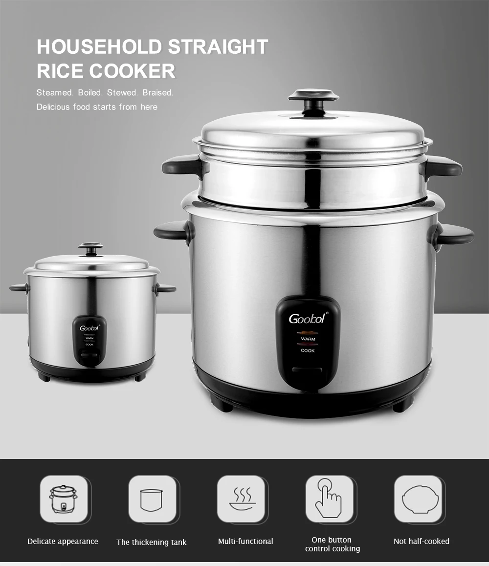 Stainless Steel Electric Deluxe Household Appliance Factory Steamer 1