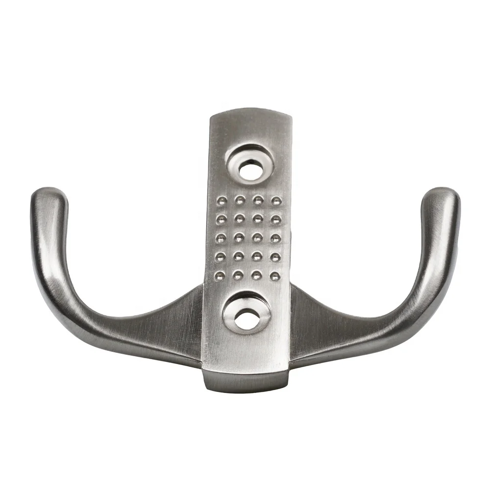 

Multifunction Stainless Steel Wall clothes mounted hook coat towel double hanger hook
