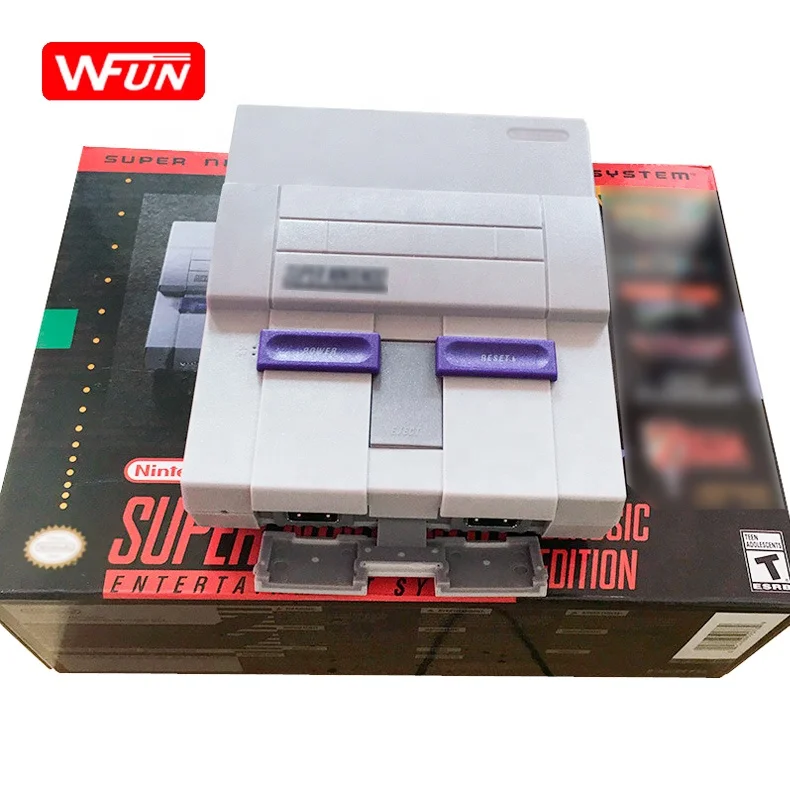 

HD Output Super Mini 32 bit Gaming Console with 21 Retro Games for SNES Classic Edition support download game and storage