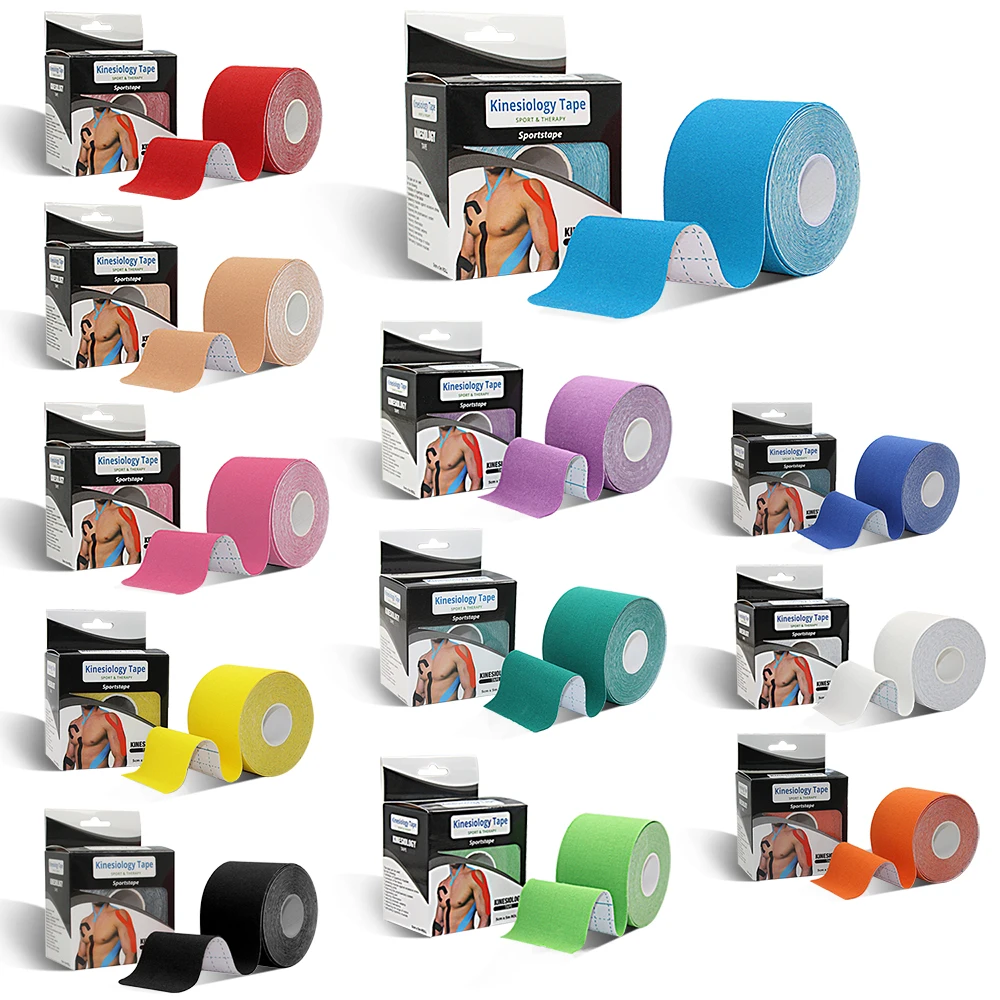 

Custom Logo waterproof strapping kt sports kinesiology tape