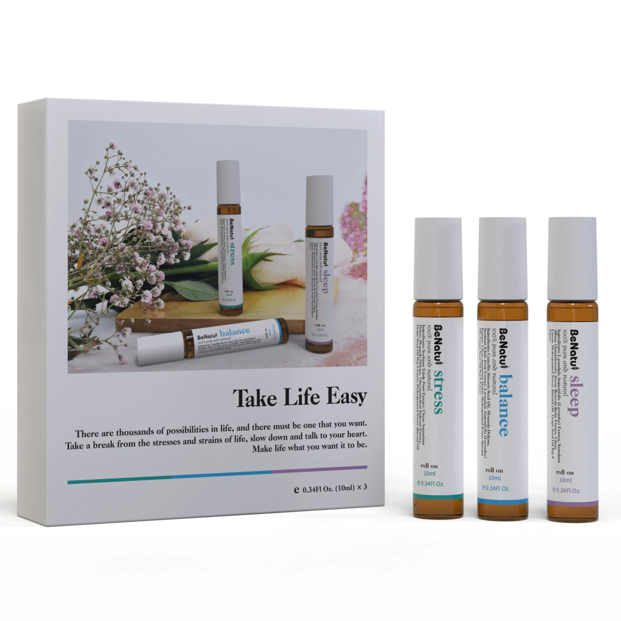 

100% Pure Natural Essential oil, Easy Life Blended Aromatherapy Essential Oil Enhance Romance Roll on Essential Oil