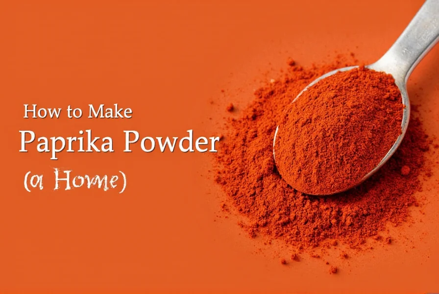 Hand grinding dried red peppers into paprika powder using traditional mortar and pestle