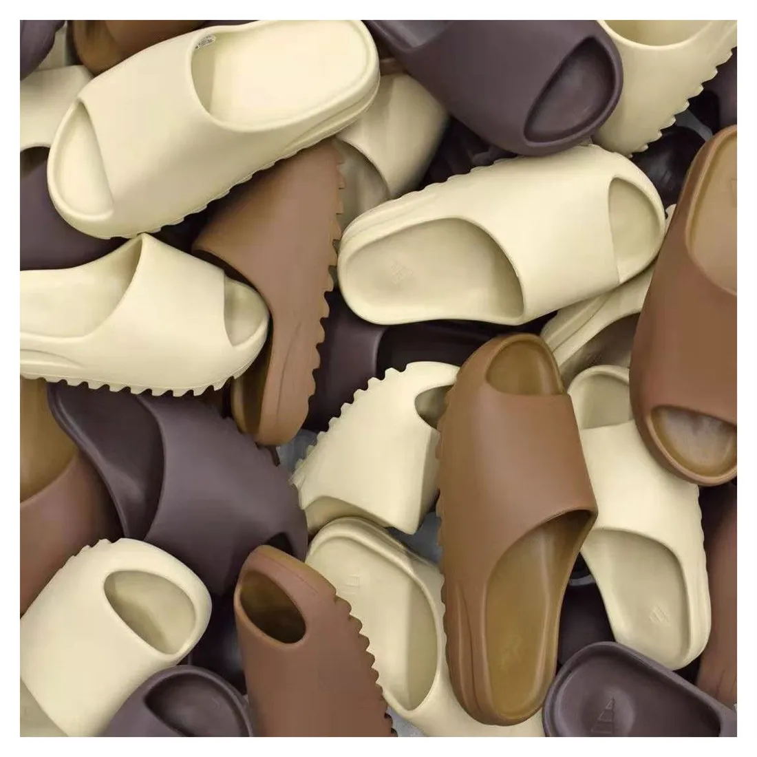 

Custom Printing Logo Zapatillas Fake Yeezy Slides Original High Quality Slipper For Woman And Man