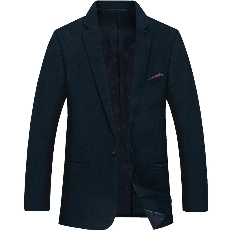 

Plus size men's fat business casual gentleman suit jacket with split ends to increase fat suit, Custom color