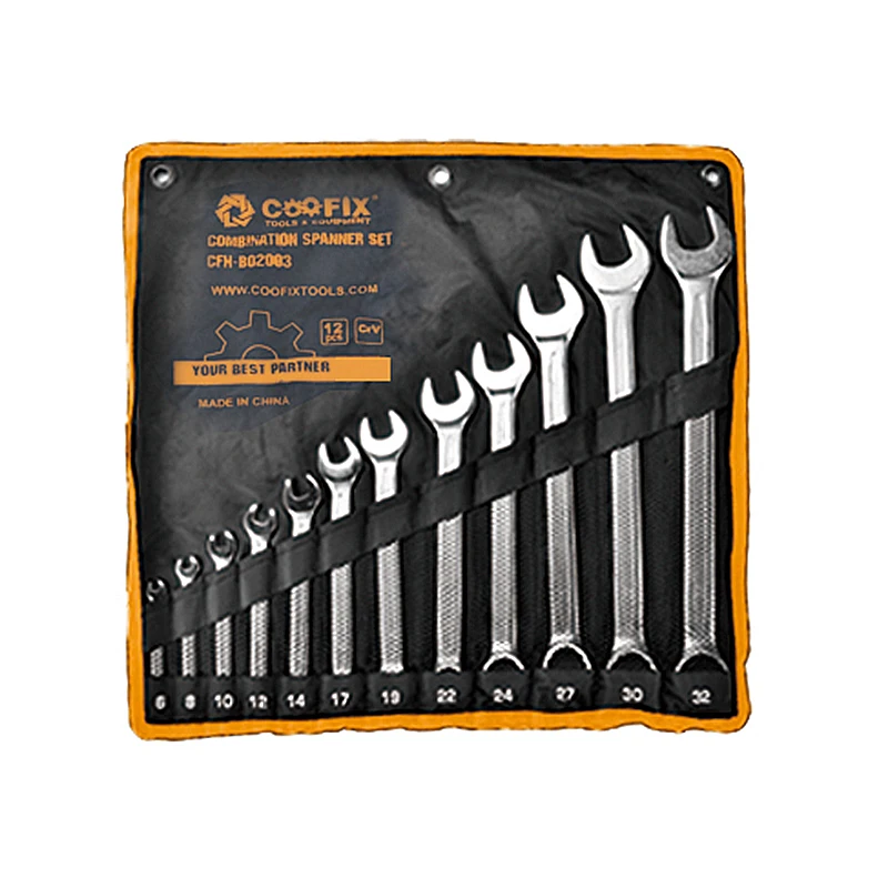 COOFIX CFH-B04013-12 Rachat Wrench Set Max Laser Wheel Box Ring Spanner Set Torque Industrial Pcs Color Support Handle Material