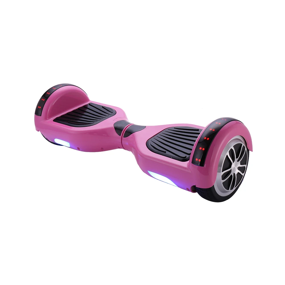 

Volta Motor 6.5 Inch Self Balancing Scooter Max Smart Speaker Lights Hoverboards Power Battery Flame Wheel Balance Scooter, White