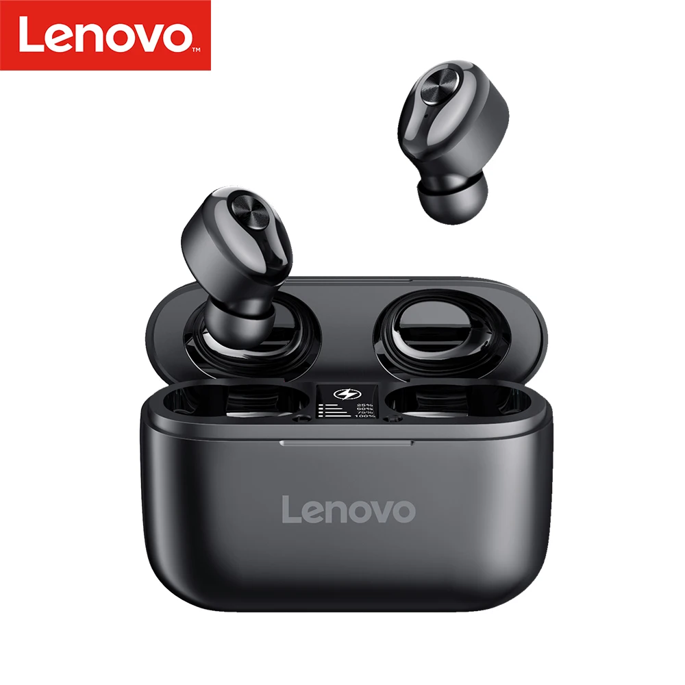 

2021 New Lenovo HT18 Wireless Headphones ANC Active Noise Canceling Earphone Touch Control Waterproof earbuds