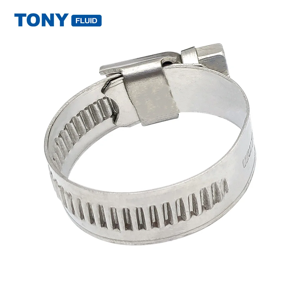 
Multi-Specification Stainless Steel Automotive Germany Type Hose Clamp 