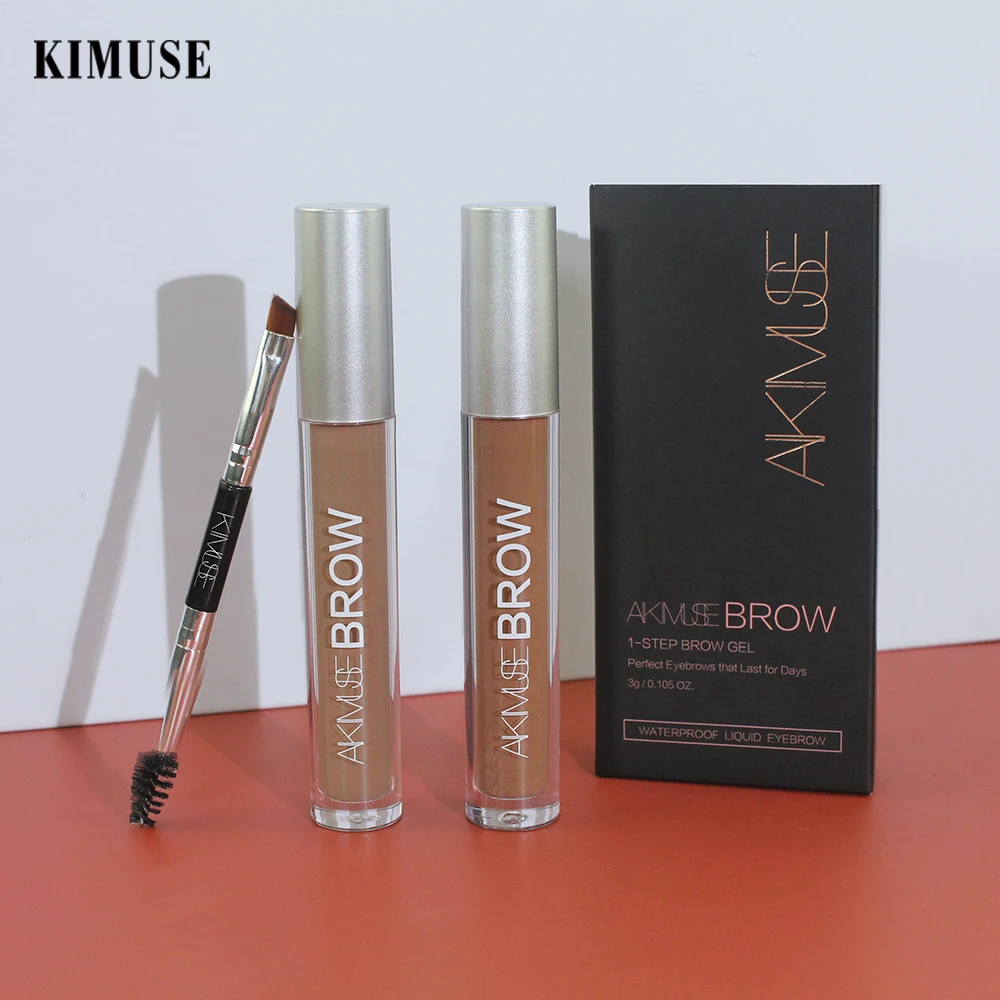 

2021 Fashionable Eyebrow Gel Mascara 5 Colors Custom Design Eyebrow Pomade With Eye Makeup Wholesale