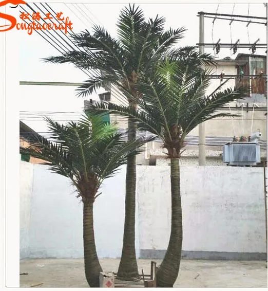 

Factory Customized Hot Sale Cheap Outdoor Large Artificial Tree Palm Trees, Green