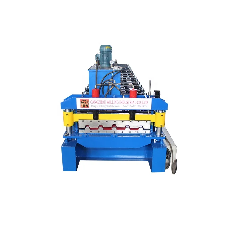
Metal glazed roof 686 IBR sheet making roller machine building materia forming machine 
