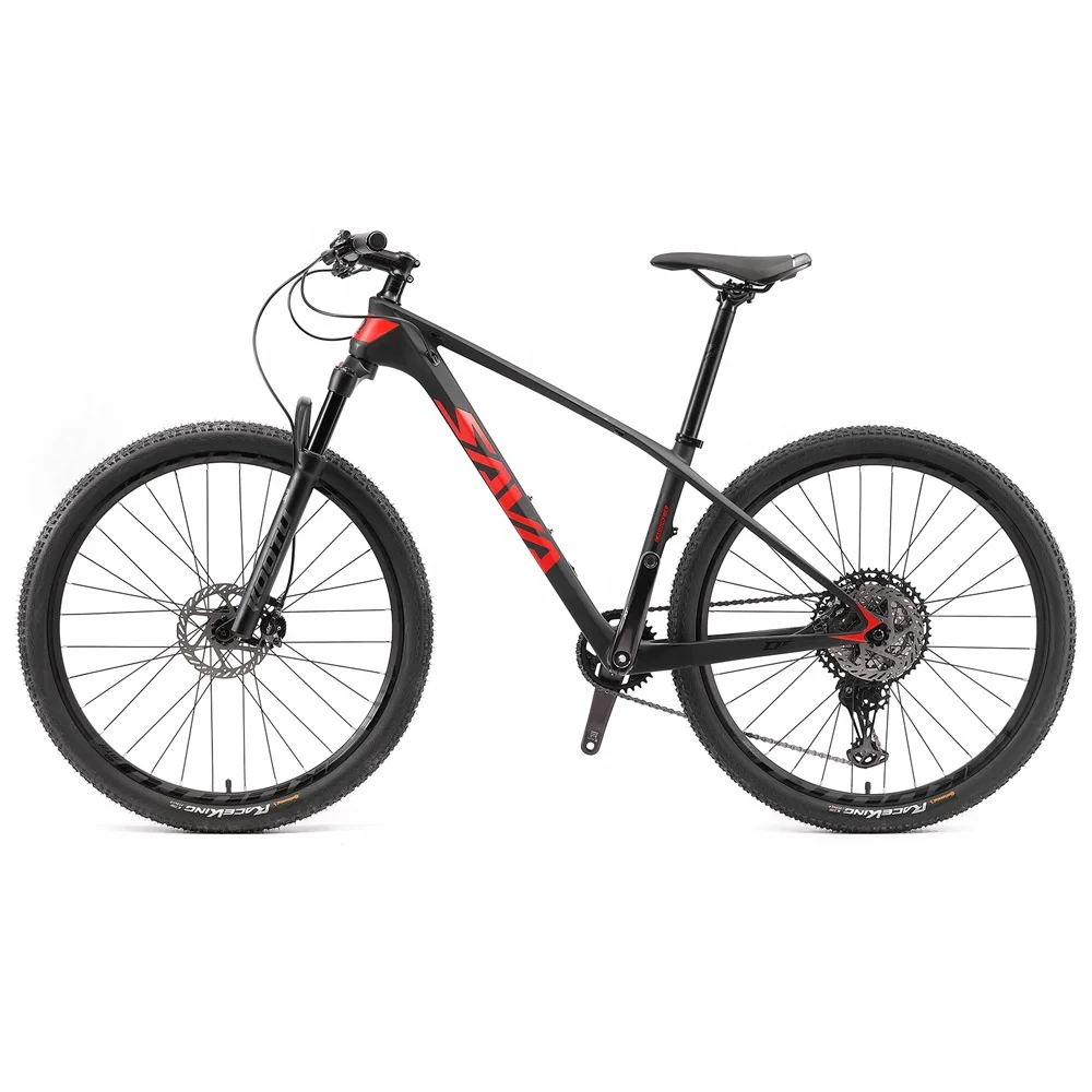 

SAVA DECK 6.0 carbon fiber mountain bike with Shimano DEORE M6000 30-speed Bicicleta for Outdoor 29 inch MTB, Black red/black white/black blue/black yellow