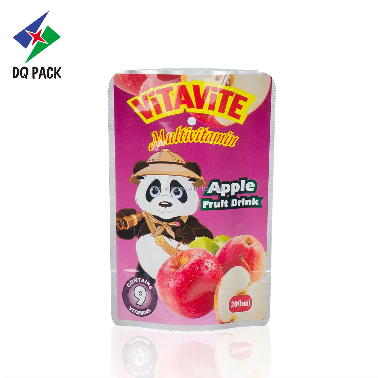DQ PACK Food Grade Hot Filling Aluminum Foil Juice Plastic Packaging