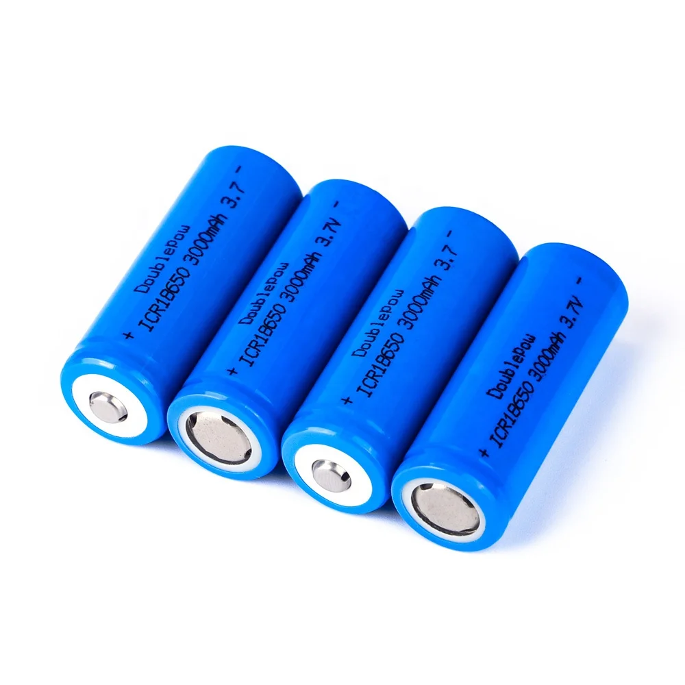 

High capacity 3000mAh rechargeable 3.7V ICR 18650 li ion battery