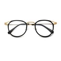 

New fashion Custom hot sale cat eye metal blue light blocking spectacle optical frame glasses for women