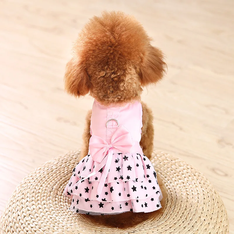 

2021 Wholesale Luxury Fashions Cute Pet Accessories Designers Summer Spring XXS Dog Dress Clothes