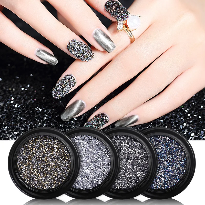 

high quality gold 3d nail art fancy crystal rhinestone decoration nail art box rhinestone