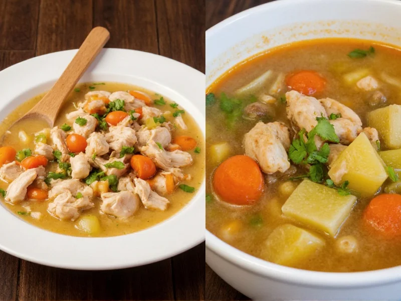 chicken and minestrone soup
