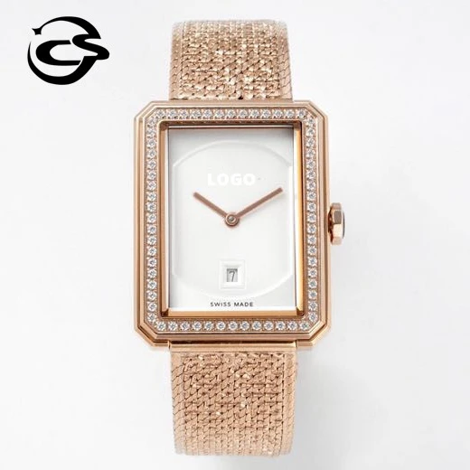 

Luxury AP Patek Rollexables Women's Watch BV factory 26.7mm H5315 Swiss Quartz movement rose gold High-end Women Diamond Watches